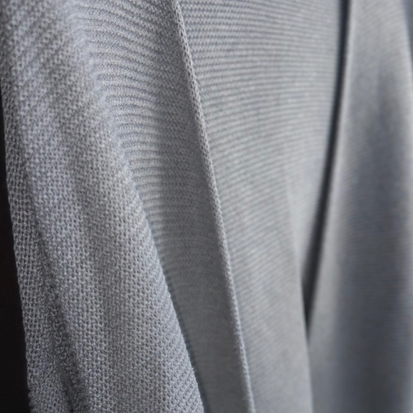 MOD REF Chunky Gray Cardigan Oversized all season sz S-M-L - Picture 4 of 11